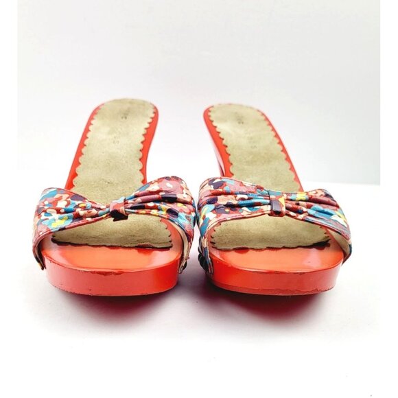 Marc Jacobs wooden Floral Mules‎ - Size 38 - Picture 3 of 8